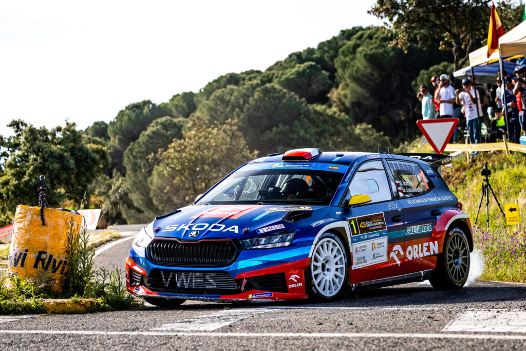 Miko MARCZYK during the FIA European Rally Championship in Cordoba, Spain on 17, April 2026 //