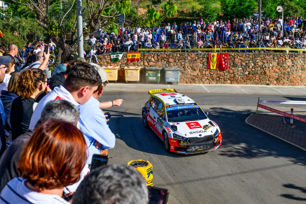 Jakub MATULKA during the FIA European Rally Championship in Cordoba, Spain on 19, April 2026 //