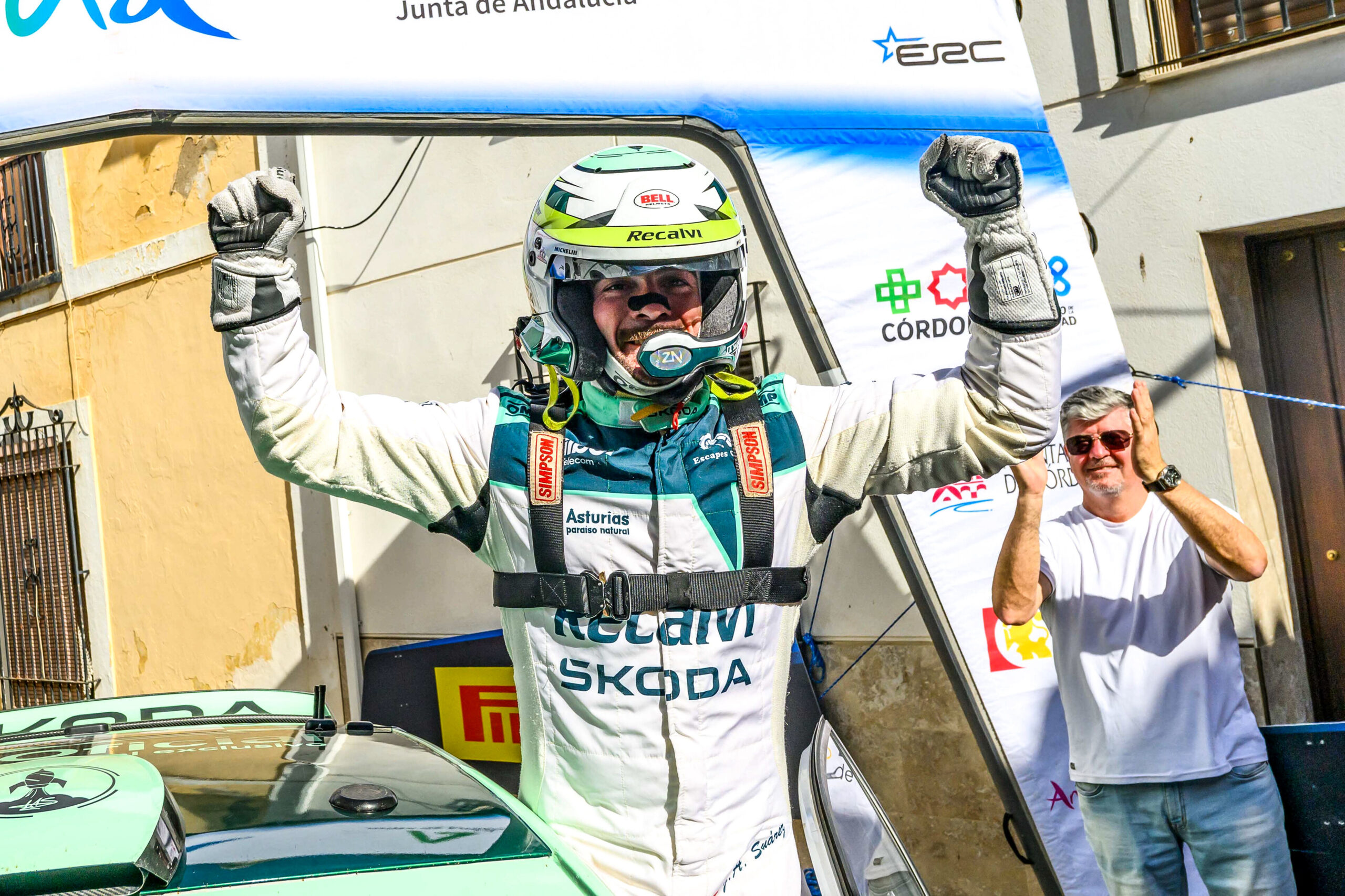 Atmosphere during the FIA European Rally Championship in Cordoba, Spain on 19, April 2026 //