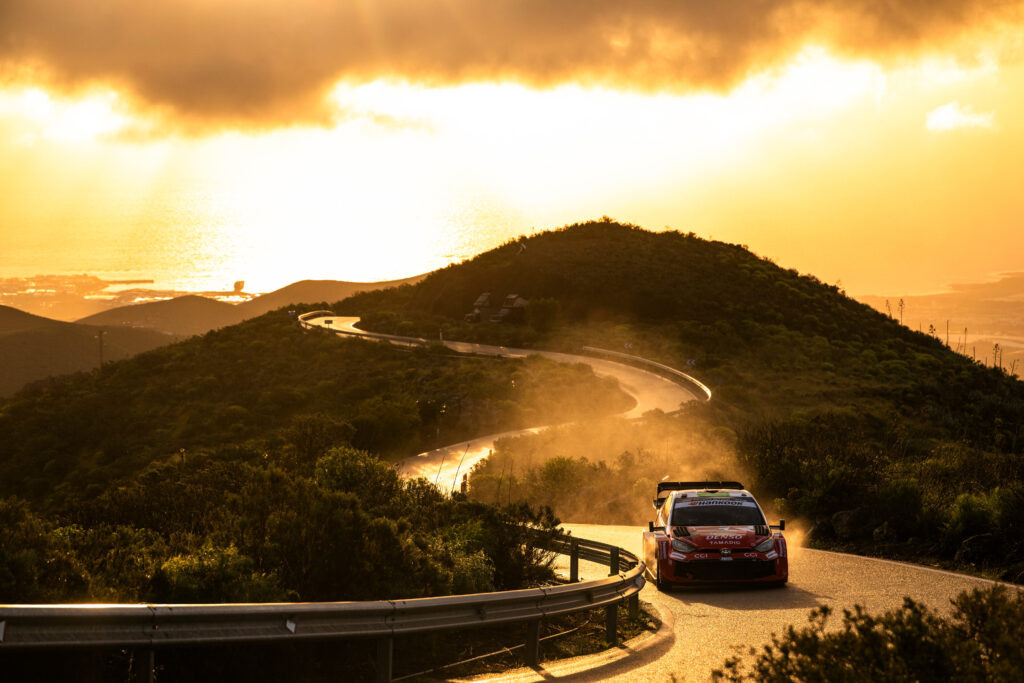 Elfyn Evans (GBR),  Scott Martin (GBR) Of team TOYOTA GAZOO RACING WRT  seen during the  World Rally Championship Spain in Las Palmas, Spain on 26  April, 2026 // 