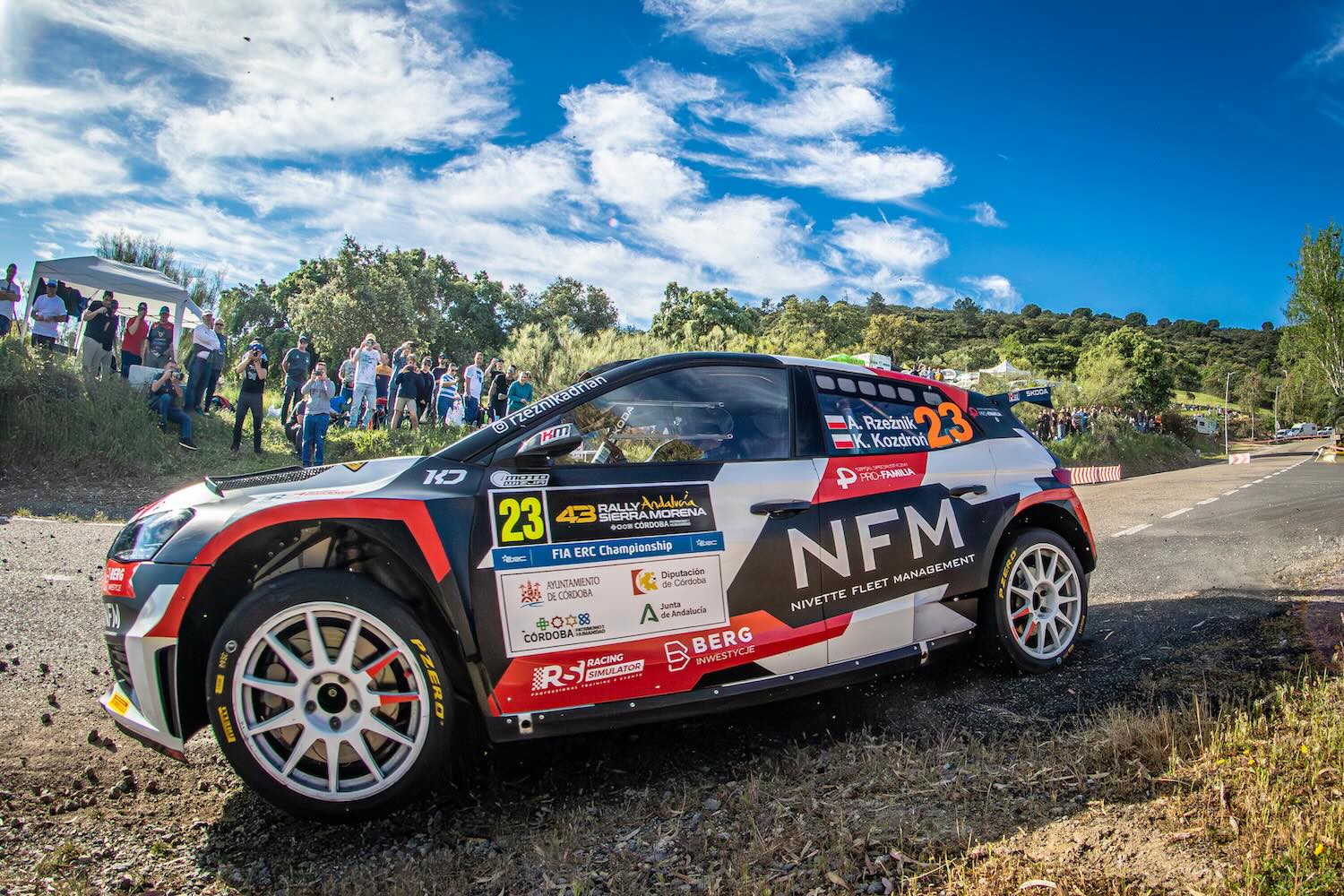 To był wymagający weekend dla Adriana Rzeźnika „Jazda Rally2 na limicie wymaga wiele pracy”