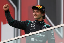 MONTREAL, QUEBEC - MAY 24: Race winner Andrea Kimi Antonelli of Italy and Mercedes AMG Petronas F1 Team celebrates on the podium during the F1 Grand Prix of Canada at Circuit Gilles-Villeneuve on May 24, 2026 in Montreal, Quebec. (Photo by