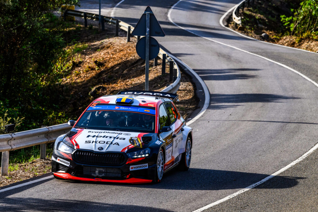 Isak REIERSEN during the FIA European Rally Championship in Cordoba, Spain on 17, April 2026 //