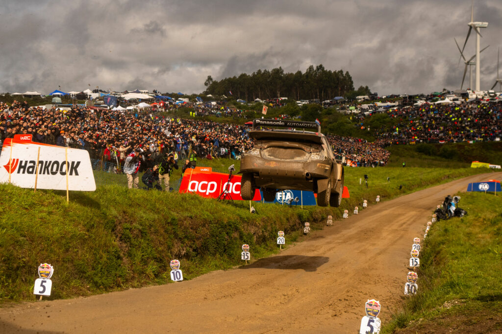 Sébastien Ogier (FRA), Vincent Landais Of team TOYOTA GAZOO RACING WRT seen during the World Rally Championship Portugal in Porto, Portugal on 10 May, 2026 // 