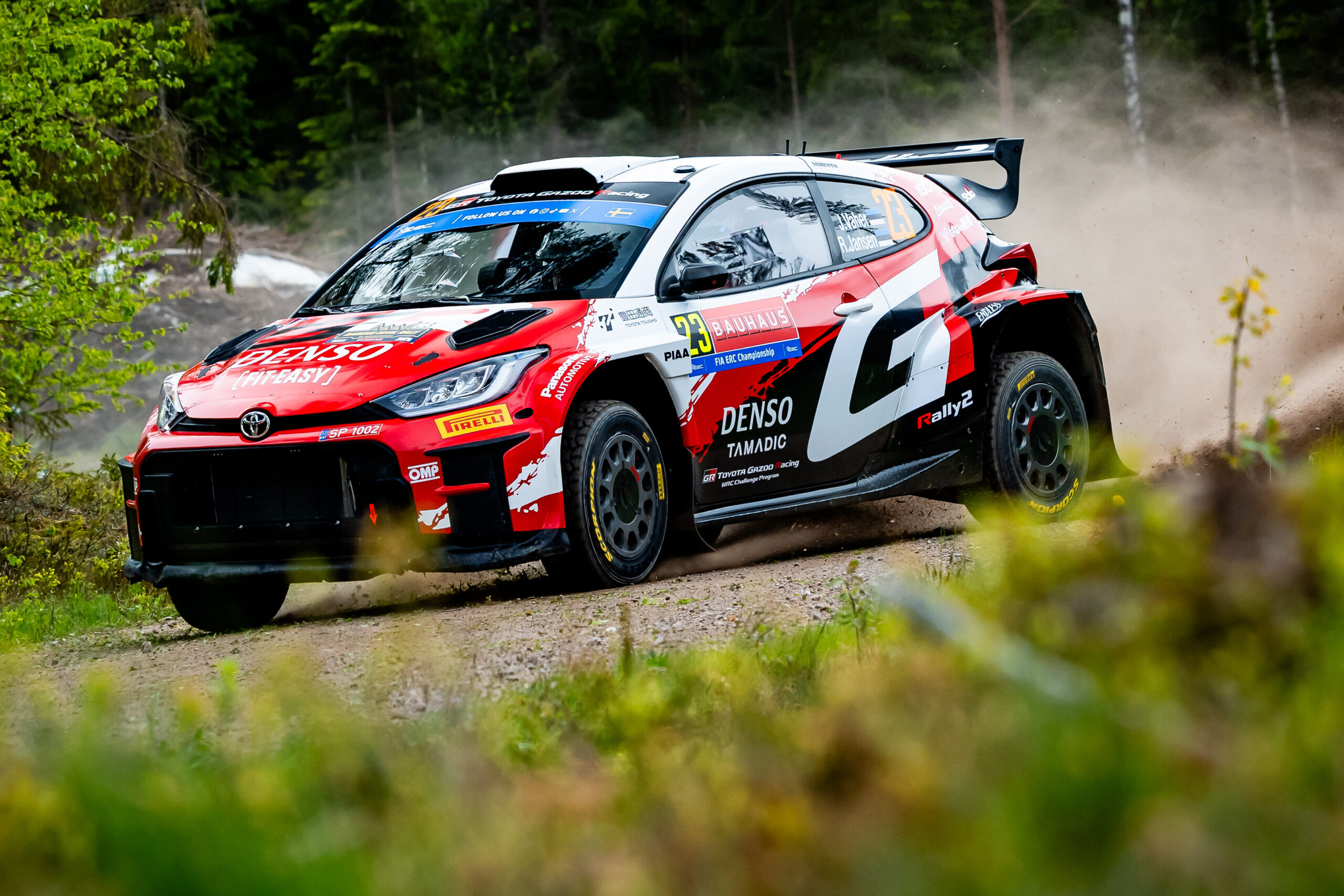 Jaspar VAHER during the FIA European Rally Championship in Karlstad, Sweden on 22, May 2026 /