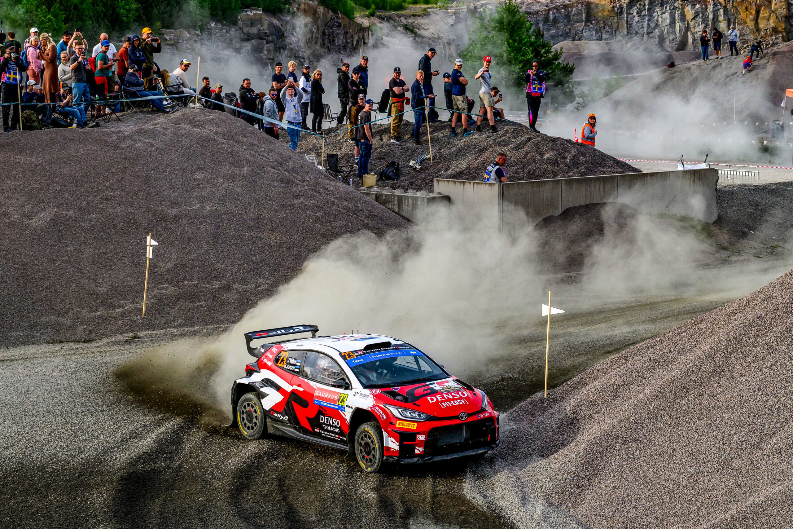 Jaspar VAHER during the FIA European Rally Championship in Karlstad, Sweden on 22, May 2026 //