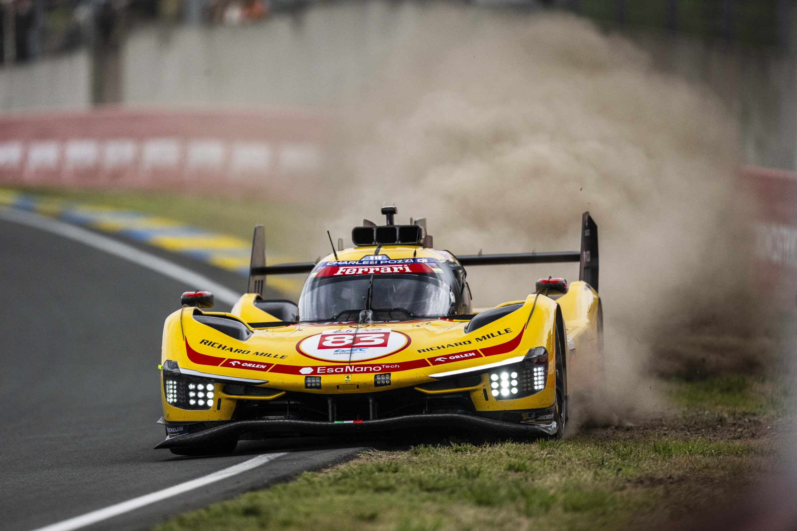 83 YE Yifei (chn), KUBICA Robert (pol), HANSON Phil (gbr), AF Corse, Ferrari 499P #83, Hypercar, action during the Free Practice and Qualifying session of the 24 Hours of Le Mans 2026, 3rd round of the 2026 FIA World Endurance Championship, from June 10 to 11, 2026 on the Circuit des 24 Heures du Mans in Le Mans, France - Photo