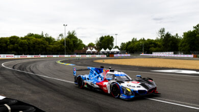 15 MAGNUSSEN Kevin (dnk), MARCIELLO Raffaele (swi), VANTHOOR Dries (bel), BMW M Team WRT, BMW M Hybrid V8 #15, Hypercar, action during the Free Practice and Qualifying session of the 24 Hours of Le Mans 2026, 3rd round of the 2026 FIA World Endurance Championship, from June 10 to 11, 2026 on the Circuit des 24 Heures du Mans in Le Mans, France - Photo