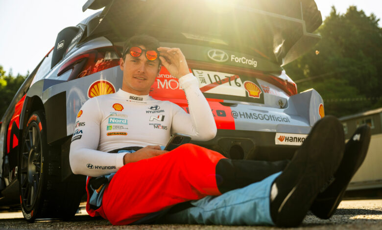 Adrien Fourmaux (FRA) Of team HYUNDAI SHELL MOBIS WORLD RALLY TEAMseen during FIA World Rally Championship 2026 at Toyota city, Japan on 30.05.2026 //