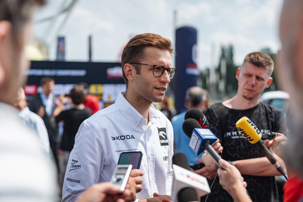 Mikołaj Marczyk trzykrotnie triumfował na śląskich oesach - w 2019, 2021 i 2025 roku (fot. Maciej Niechwiadowicz)