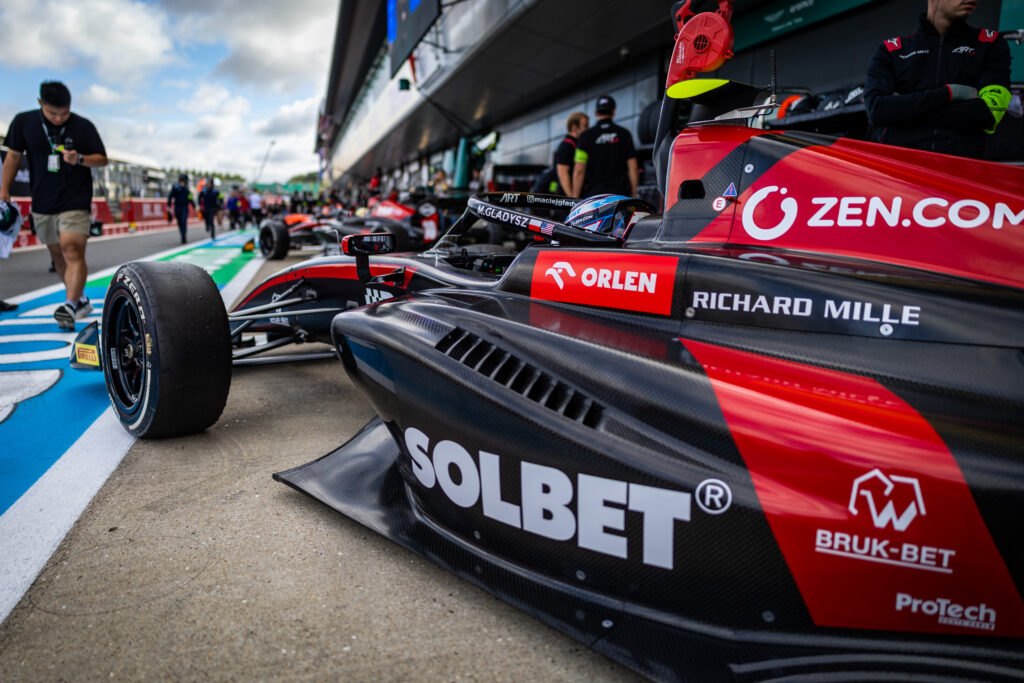 Silverstone (ENG) JULY 1-5, 2026 - British Grand Prix at Silverstone Circuit, England. Maciej GLADYSZ #11 ART GP F3. © 2026