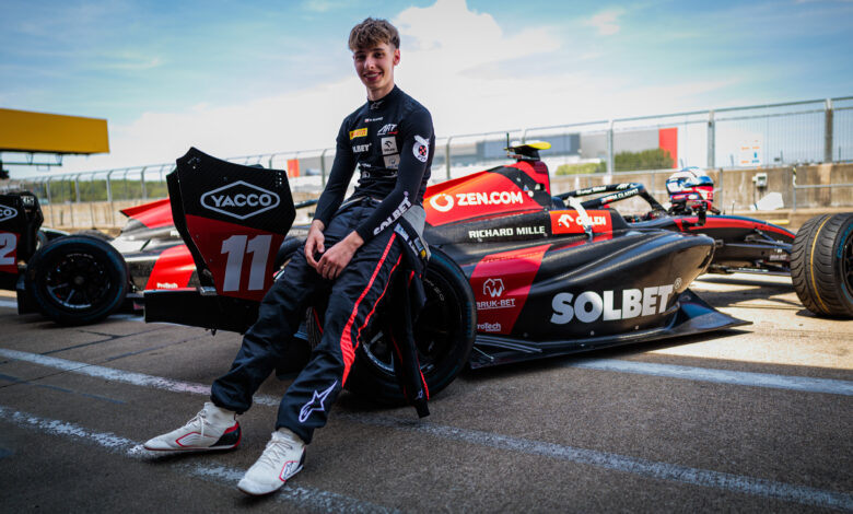 Silverstone (ENG) JULY 1-5, 2026 - British Grand Prix at Silverstone Circuit, England. Maciej GLADYSZ #11 ART GP F3. © 2026