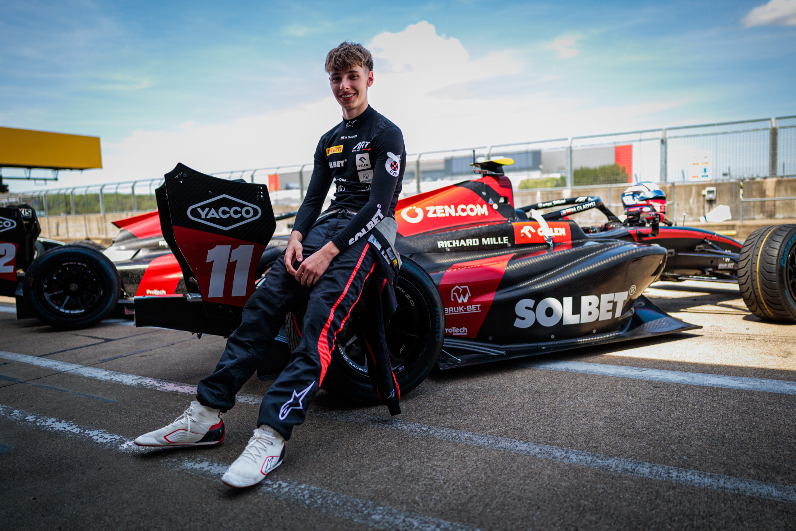 Silverstone (ENG) JULY 1-5, 2026 - British Grand Prix at Silverstone Circuit, England. Maciej GLADYSZ #11 ART GP F3. © 2026