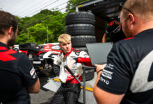 Sami Pajari (FIN) Of team TOYOTA GAZOO RACING WRT2 is seen during FIA World Rally Championship 2026 at Toyota city, Japan on 28.05.2026 //
