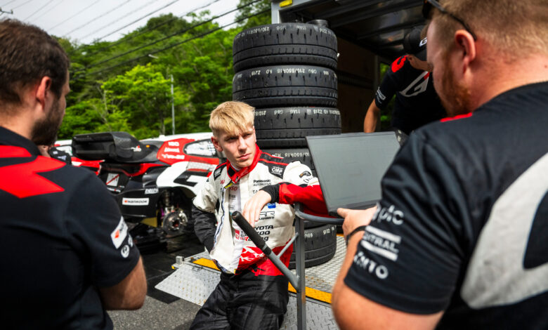 Sami Pajari (FIN) Of team TOYOTA GAZOO RACING WRT2 is seen during FIA World Rally Championship 2026 at Toyota city, Japan on 28.05.2026 //