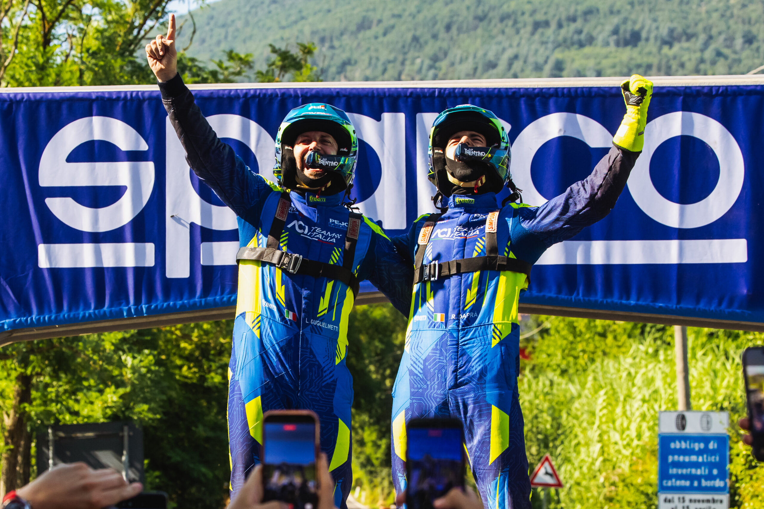 Atmosphere during the FIA European Rally Championship in Rome, Italy on 05, July 2026 //