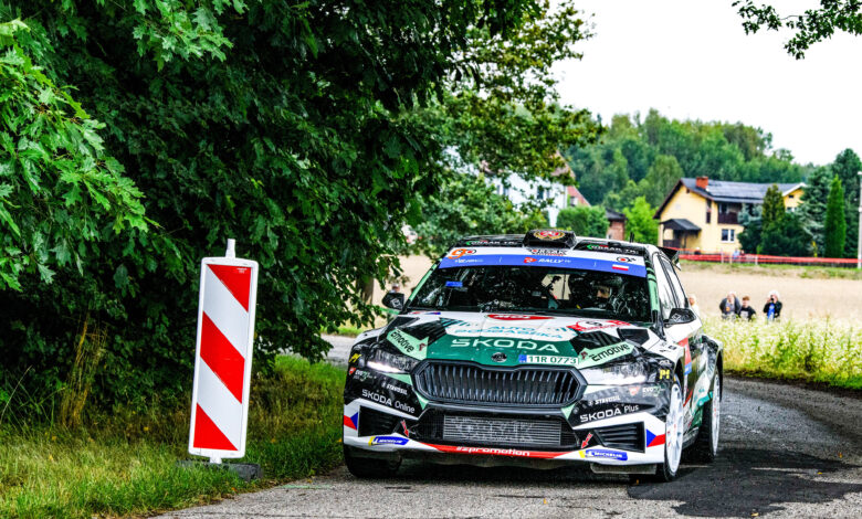Dominik STRITESKY during the FIA European Rally Championship in Katowice, Poland on 24, July 2026 //