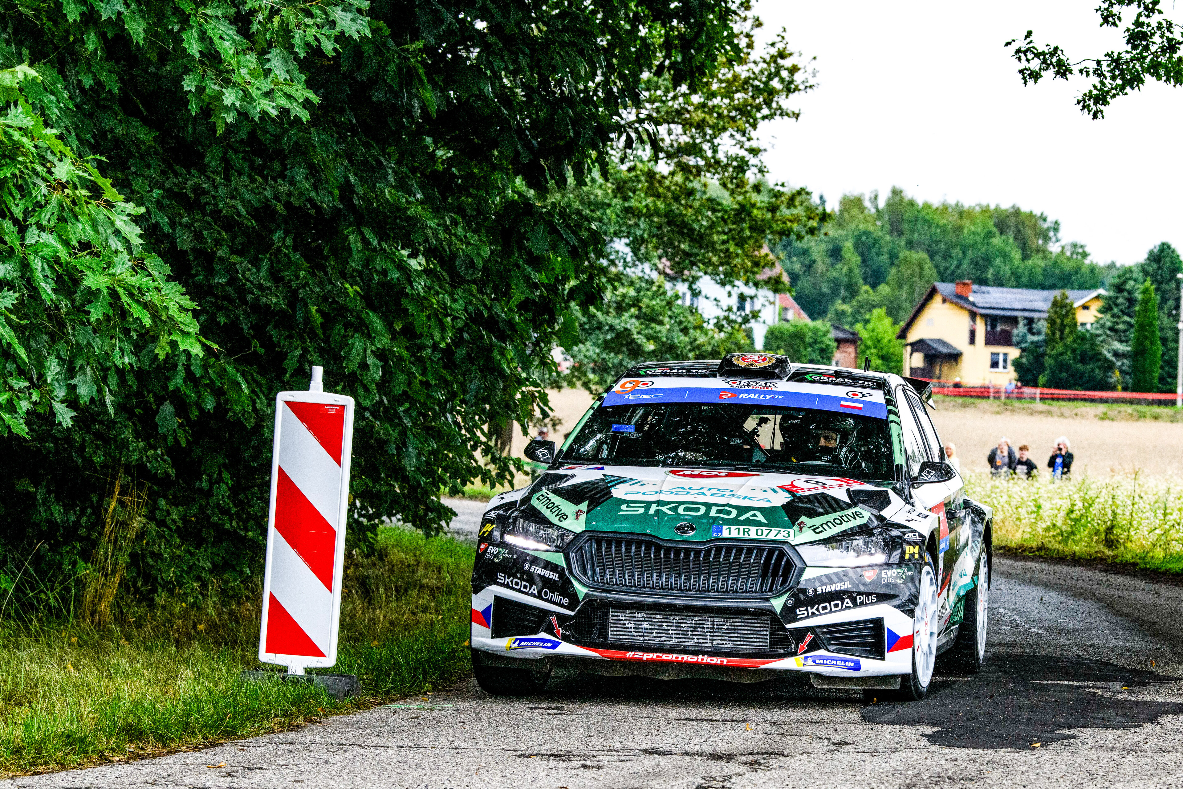 Marczyk walczył o pole position, ale to Czech był szybszy. Kwalifikacje przed Rajdem Polski za nami