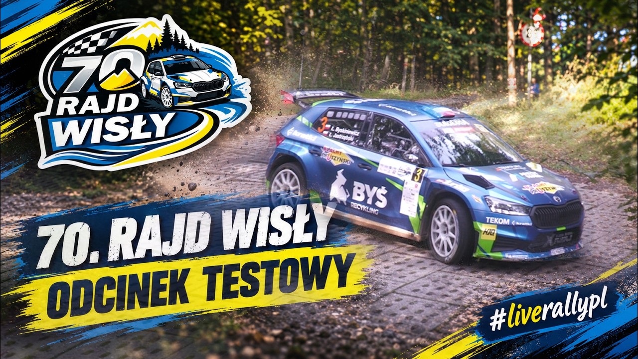 VIDEO: 70. Rajd Wisły – ODCINEK TESTOWY