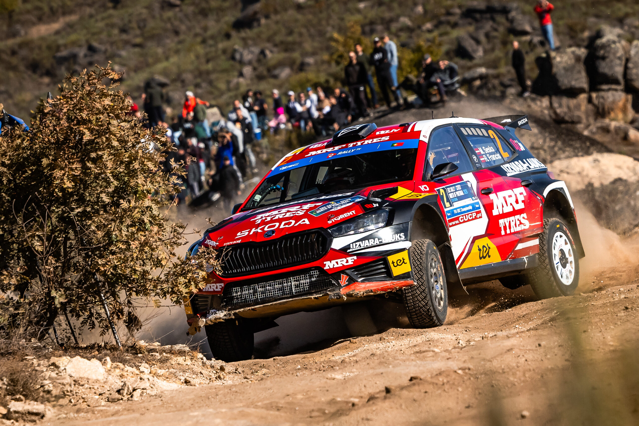 Martins SESKS during the FIA European Rally Championship in Fafe, Portugal,on 24, October 2026 //