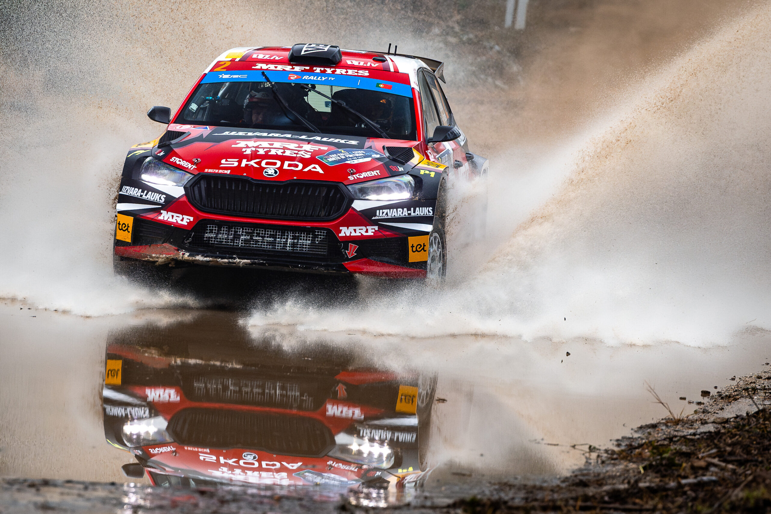 Martins SESKS during the FIA European Rally Championship in Fafe, Portugal,on 25, October 2026 //