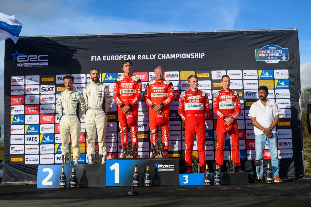 Atmosphere during the FIA European Rally Championship in Fafe, Portugal,on 25, October 2026 //