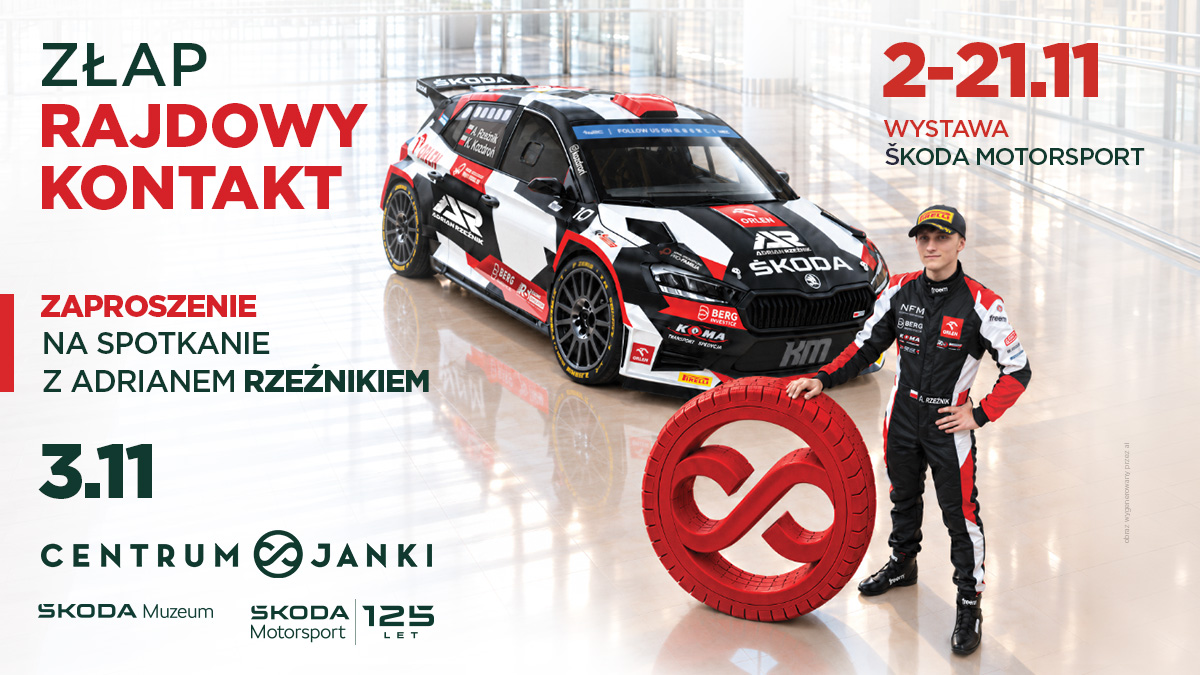 Škoda z 1907 roku obok Fabii Rally2. Pod Warszawą rusza wystawa na 125 lat Škoda Motorsport